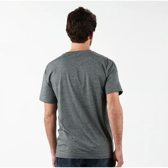 NWT'S VUORI Tradewind Performance Tee 2.0 Men's Size Small Heather Grey V1052 - Picture 2 of 4